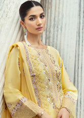 Riwayat By Ramsha Embroidered Lawn 3 Piece Unstitched Suit RM25RV10 D-Y-1003